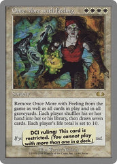 Once More with Feeling [Unglued] | Exor Games Dartmouth