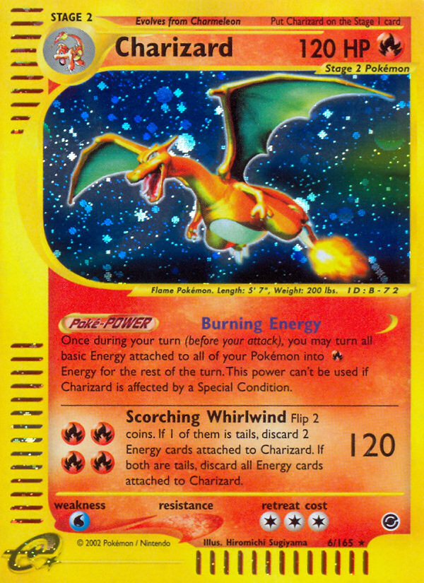 Charizard (6/165) [Expedition: Base Set] | Exor Games Dartmouth