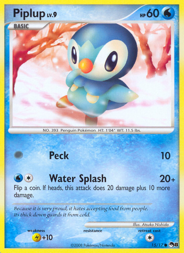 Piplup (15/17) [POP Series 8] | Exor Games Dartmouth