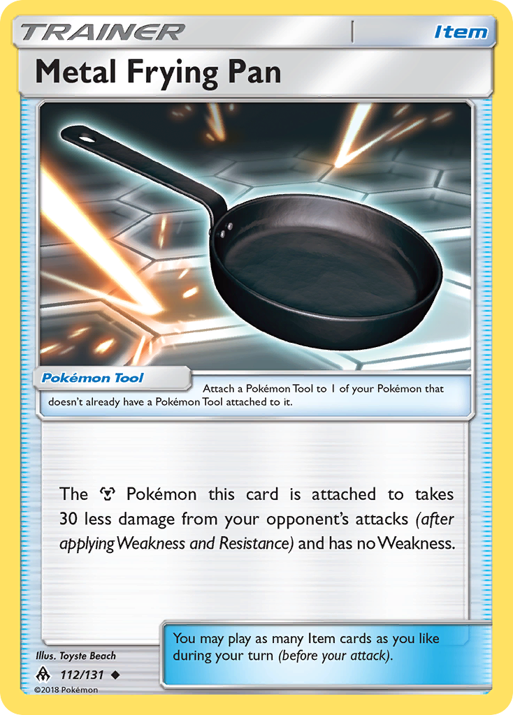 Metal Frying Pan (112/131) [Sun & Moon: Forbidden Light] | Exor Games Dartmouth