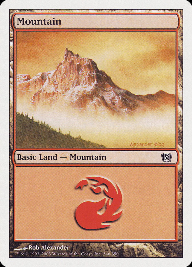 Mountain (346) [Eighth Edition] | Exor Games Dartmouth