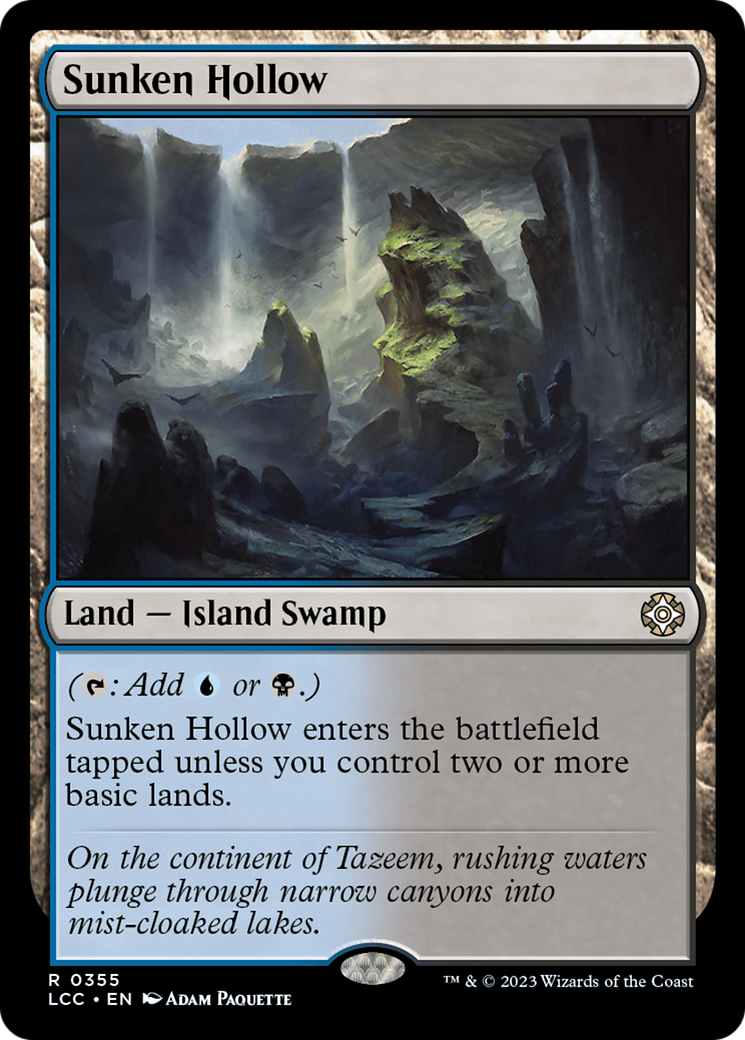 Sunken Hollow [The Lost Caverns of Ixalan Commander] | Exor Games Dartmouth