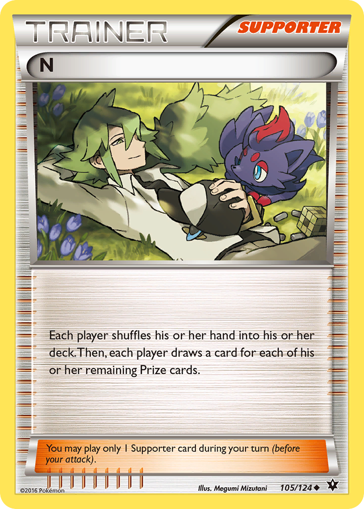 N (105/124) [XY: Fates Collide] | Exor Games Dartmouth