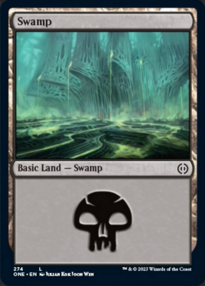 Swamp (274) [Phyrexia: All Will Be One] | Exor Games Dartmouth