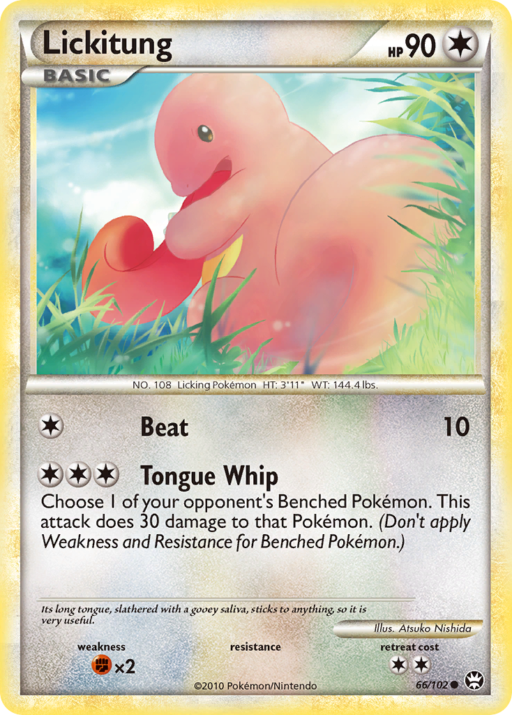 Lickitung (66/102) [HeartGold & SoulSilver: Triumphant] | Exor Games Dartmouth