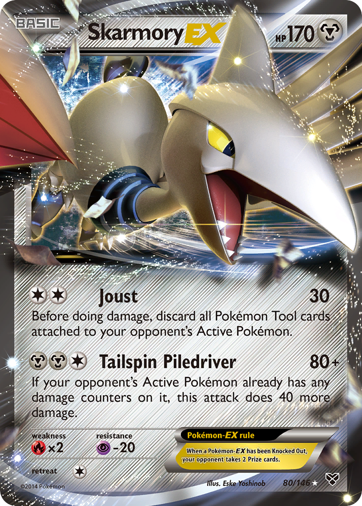 Skarmory EX (80/146) [XY: Base Set] | Exor Games Dartmouth