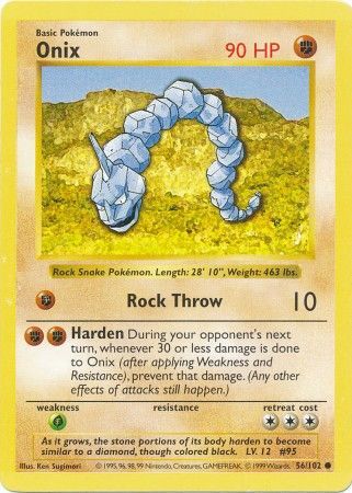 Onix (56/102) [Base Set Shadowless Unlimited] | Exor Games Dartmouth