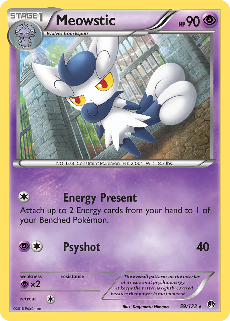 Meowstic (59/122) [XY: BREAKpoint] | Exor Games Dartmouth