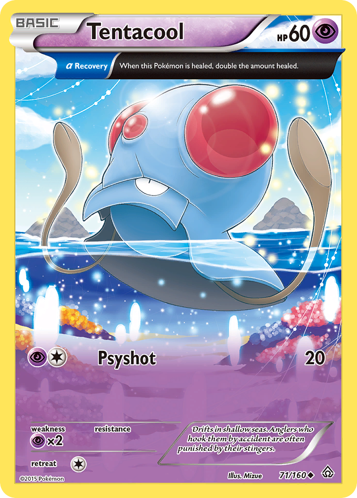 Tentacool (71/160) [XY: Primal Clash] | Exor Games Dartmouth