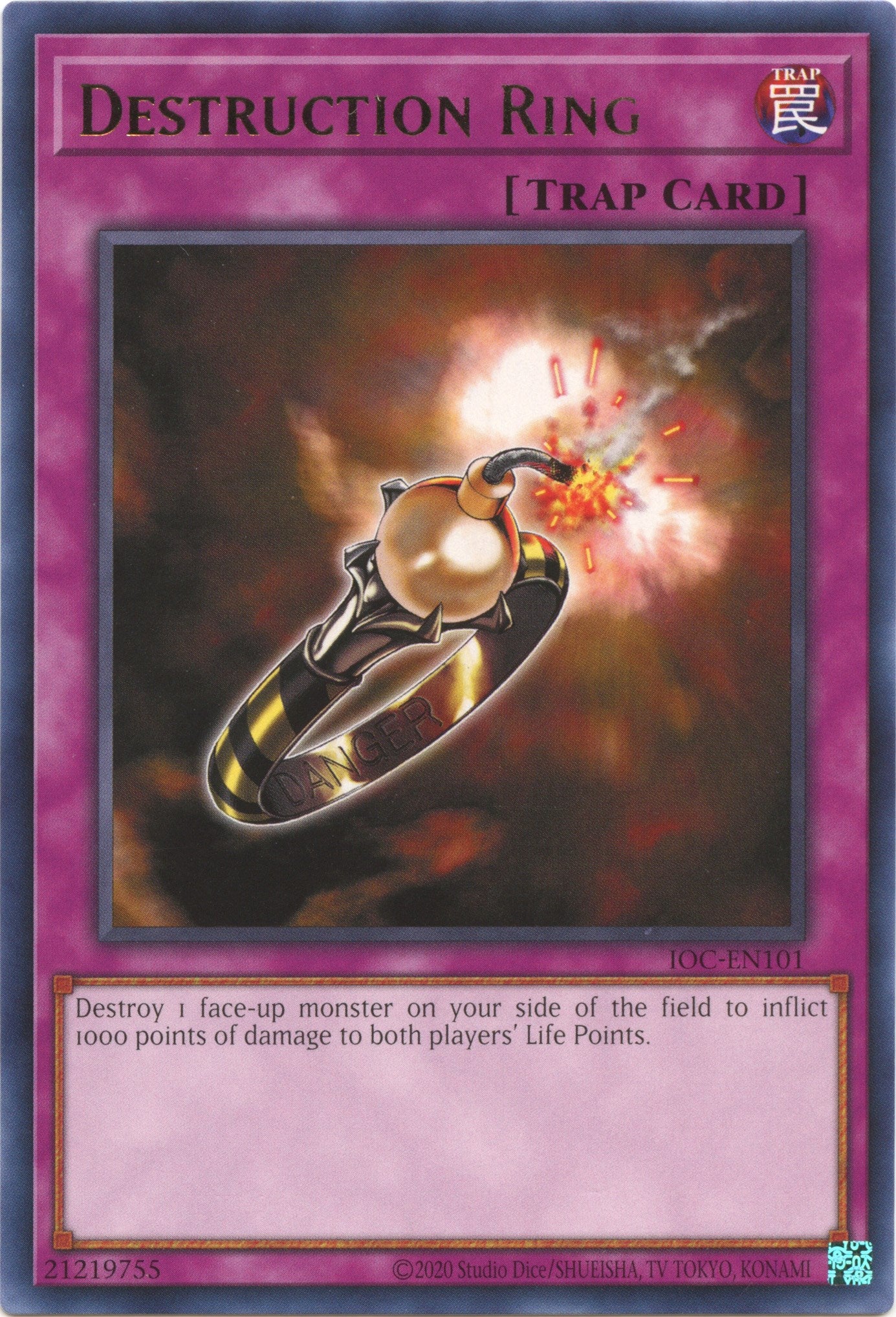 Destruction Ring (25th Anniversary) [IOC-EN101] Rare | Exor Games Dartmouth