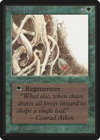 Wall of Brambles [Limited Edition Beta] | Exor Games Dartmouth