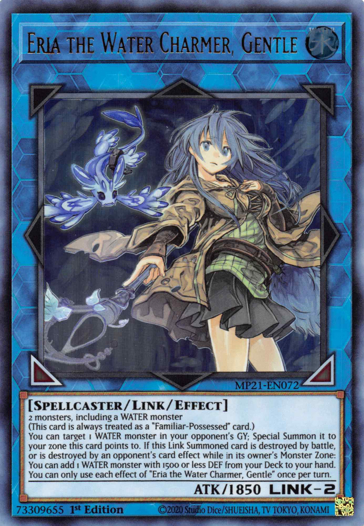 Eria the Water Charmer, Gentle [MP21-EN072] Ultra Rare | Exor Games Dartmouth