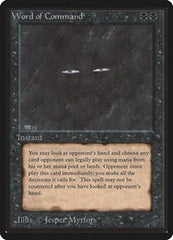 Word of Command [Limited Edition Beta] | Exor Games Dartmouth