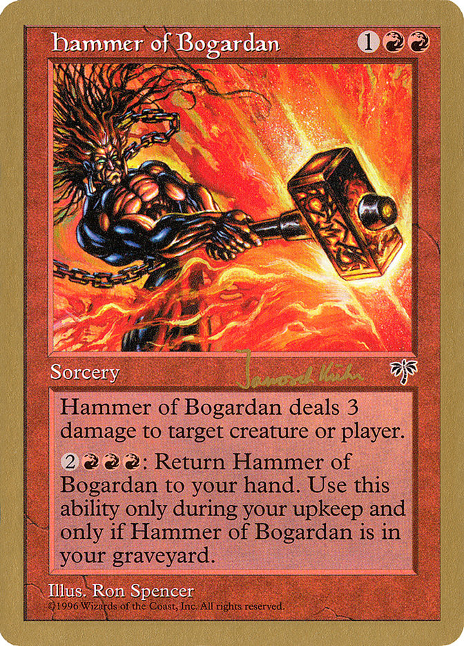 Hammer of Bogardan (Janosch Kuhn) [World Championship Decks 1997] | Exor Games Dartmouth