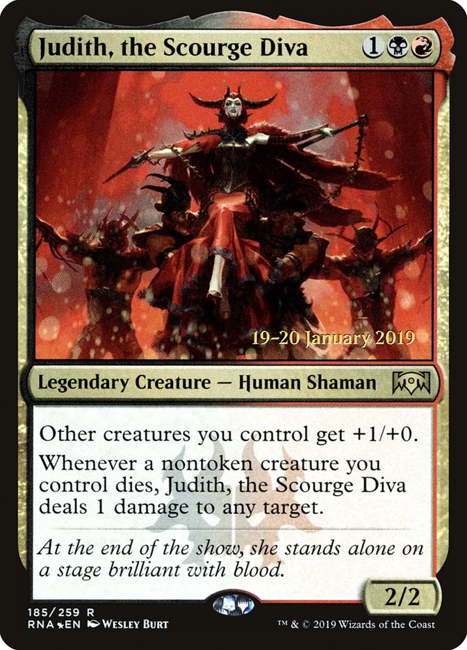 Judith, the Scourge Diva [Ravnica Allegiance Prerelease Promos] | Exor Games Dartmouth