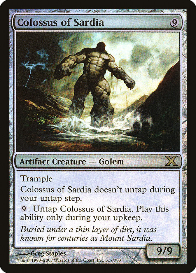 Colossus of Sardia (Premium Foil) [Tenth Edition] | Exor Games Dartmouth