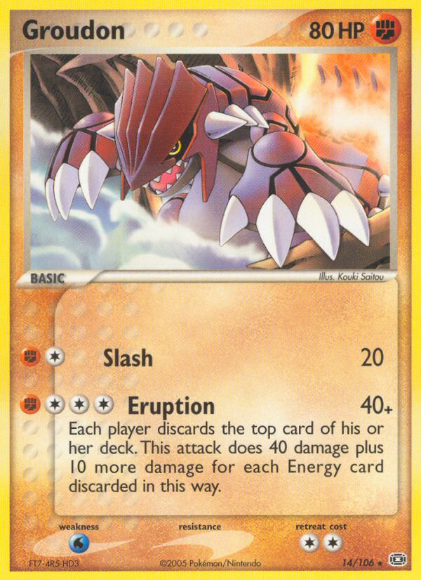 Groudon (14/106) [EX: Emerald] | Exor Games Dartmouth