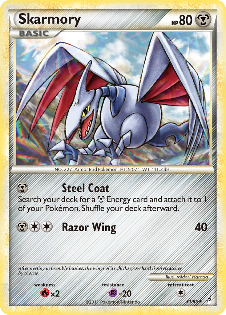 Skarmory (31/95) [HeartGold & SoulSilver: Call of Legends] | Exor Games Dartmouth