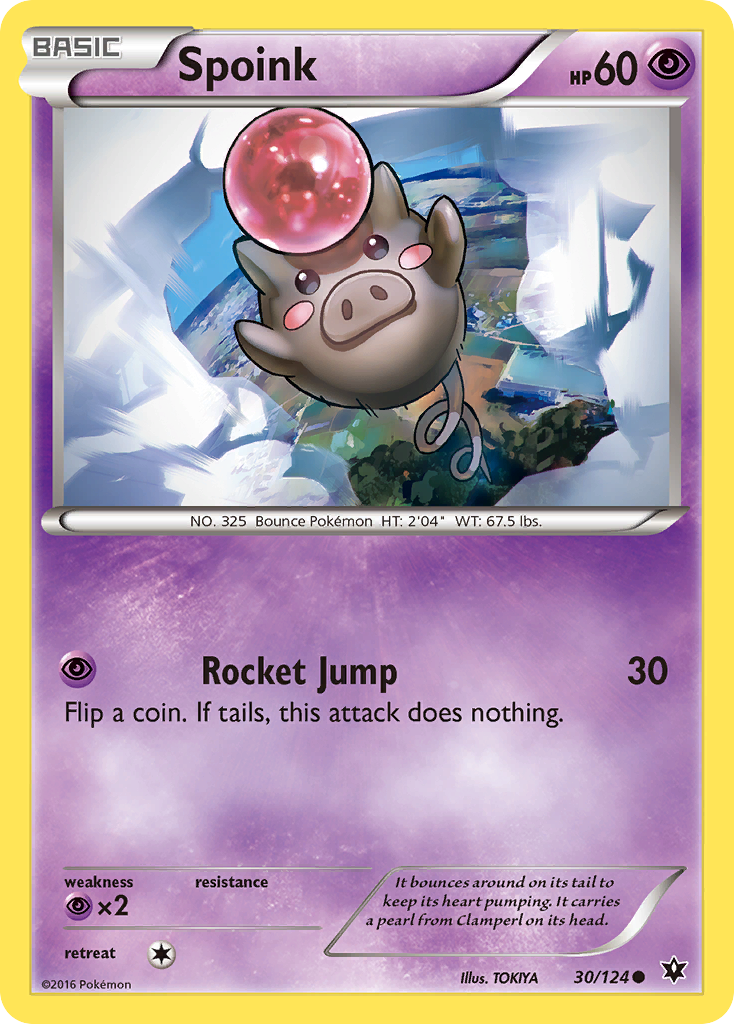 Spoink (30/124) [XY: Fates Collide] | Exor Games Dartmouth