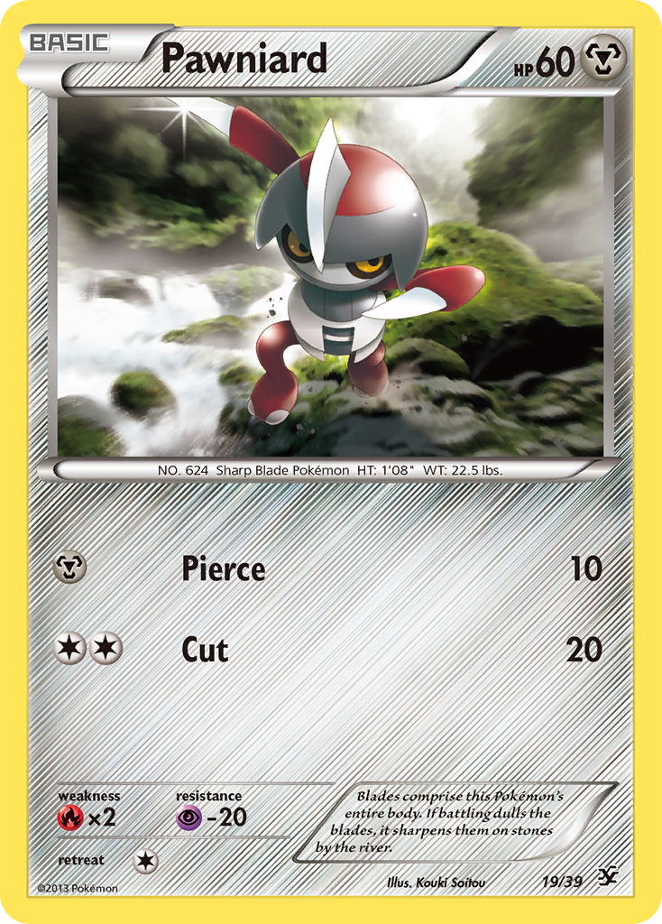 Pawniard (19/39) [XY: Kalos Starter Set] | Exor Games Dartmouth
