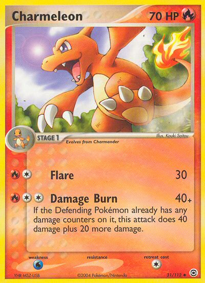 Charmeleon (31/112) [EX: FireRed & LeafGreen] | Exor Games Dartmouth