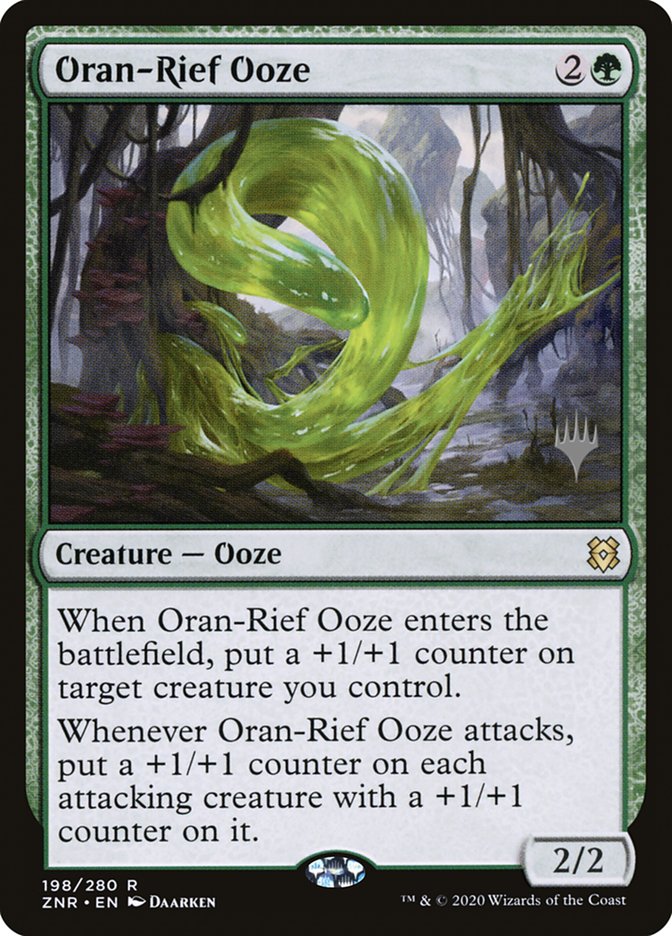 Oran-Rief Ooze (Promo Pack) [Zendikar Rising Promos] | Exor Games Dartmouth