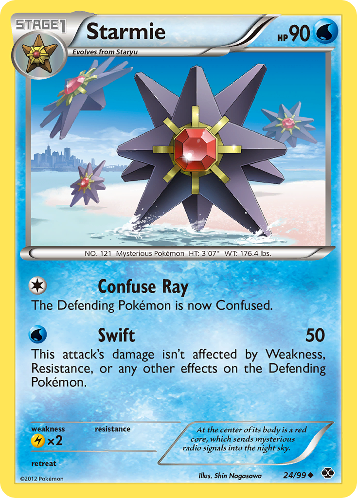 Starmie (24/99) [Black & White: Next Destinies] | Exor Games Dartmouth