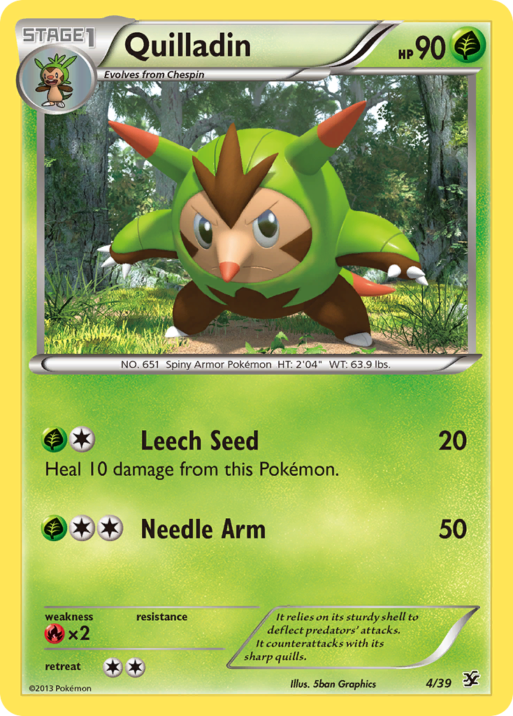 Quilladin (4/39) [XY: Kalos Starter Set] | Exor Games Dartmouth