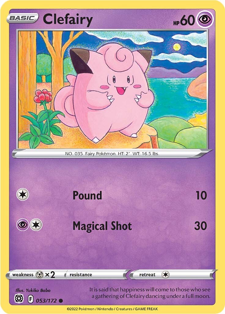 Clefairy (053/172) [Sword & Shield: Brilliant Stars] | Exor Games Dartmouth