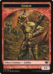 Goblin // Goat Double-sided Token [Commander 2014 Tokens] | Exor Games Dartmouth