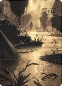 Murkwater Pathway Art Card [Zendikar Rising Art Series] | Exor Games Dartmouth