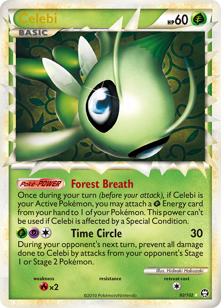 Celebi (92/102) [HeartGold & SoulSilver: Triumphant] | Exor Games Dartmouth
