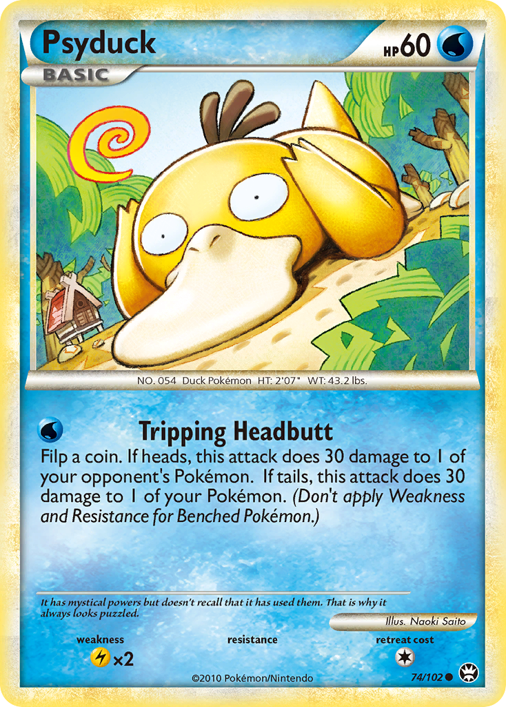 Psyduck (74/102) [HeartGold & SoulSilver: Triumphant] | Exor Games Dartmouth