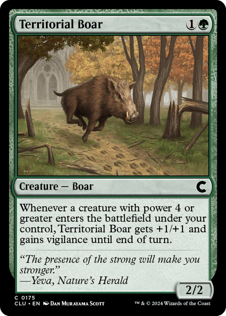 Territorial Boar [Ravnica: Clue Edition] | Exor Games Dartmouth