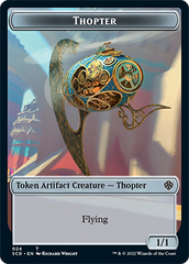 Elephant // Thopter Double-Sided Token [Starter Commander Decks] | Exor Games Dartmouth