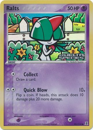 Ralts (81/113) (Stamped) [EX: Delta Species] | Exor Games Dartmouth