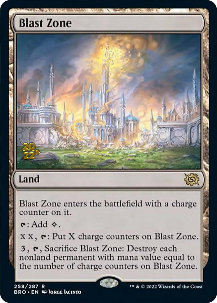 Blast Zone (258) [The Brothers' War: Prerelease Promos] | Exor Games Dartmouth