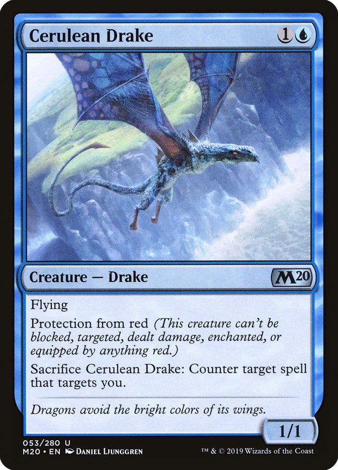 Cerulean Drake [Core Set 2020] | Exor Games Dartmouth