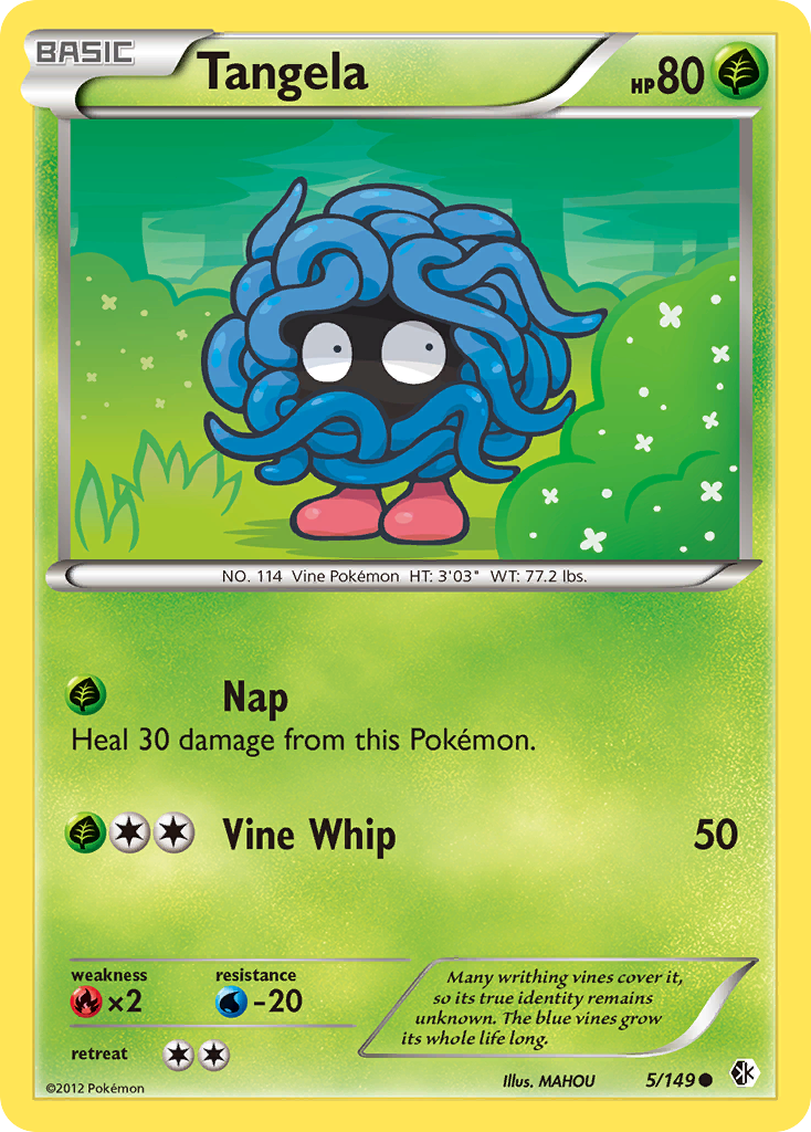 Tangela (5/149) [Black & White: Boundaries Crossed] | Exor Games Dartmouth