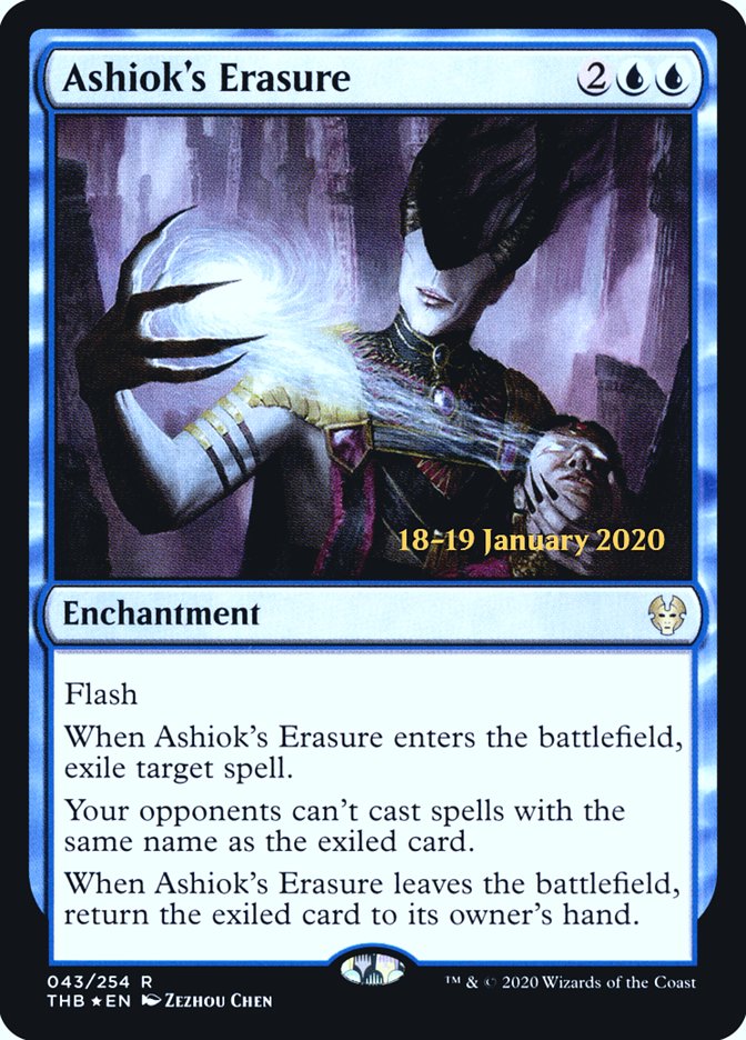 Ashiok's Erasure [Theros Beyond Death Prerelease Promos] | Exor Games Dartmouth