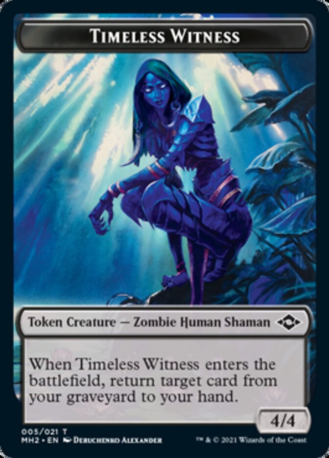 Timeless Witness Token [Modern Horizons 2 Tokens] | Exor Games Dartmouth