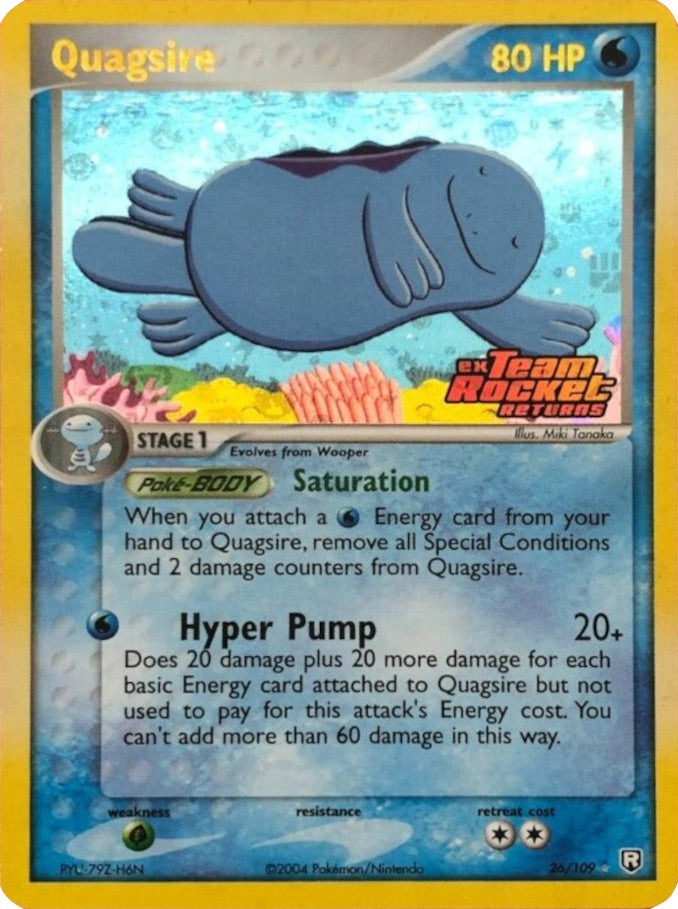Quagsire (26/109) (Stamped) [EX: Team Rocket Returns] | Exor Games Dartmouth