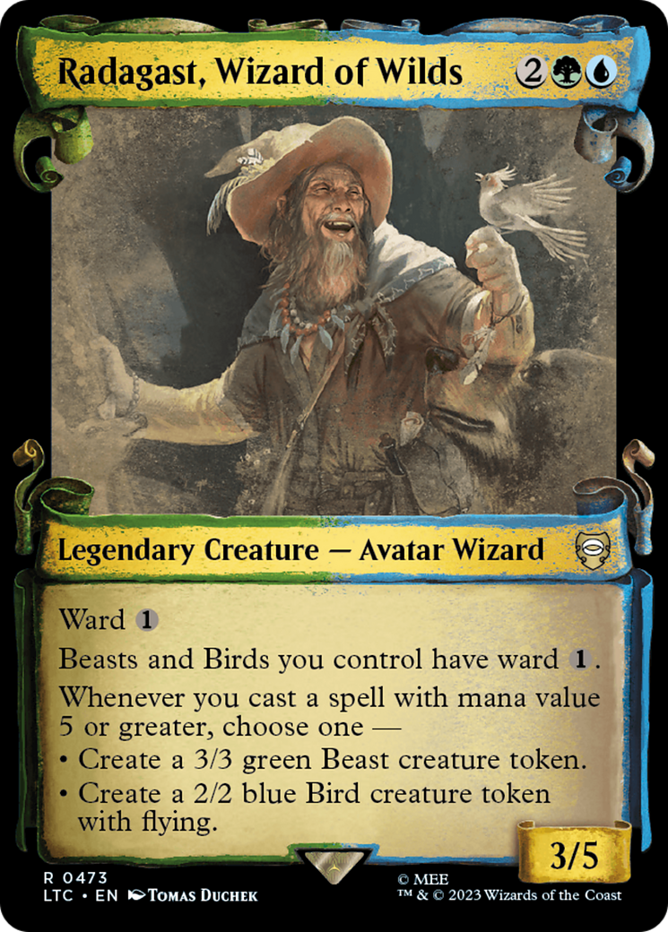 Radagast, Wizard of Wilds [The Lord of the Rings: Tales of Middle-Earth Commander Showcase Scrolls] | Exor Games Dartmouth