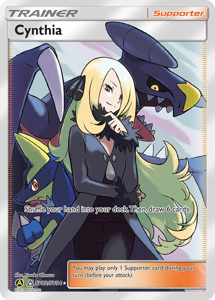 Cynthia (SV82/SV94) [Sun & Moon: Hidden Fates - Shiny Vault] | Exor Games Dartmouth