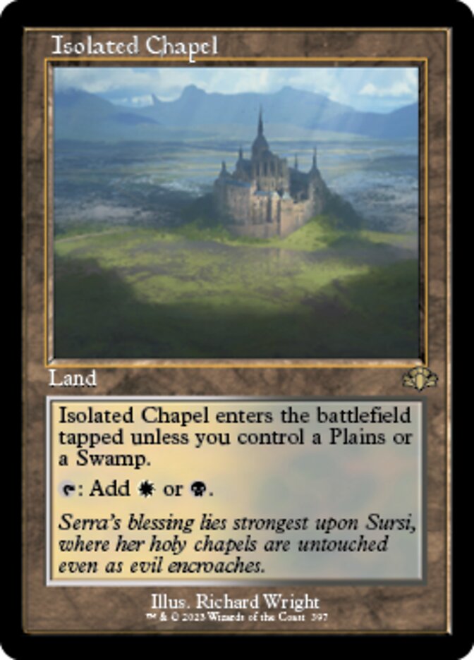 Isolated Chapel (Retro) [Dominaria Remastered] | Exor Games Dartmouth