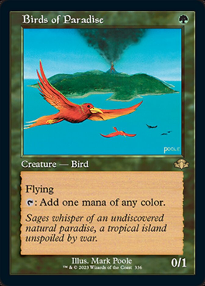 Birds of Paradise (Retro) [Dominaria Remastered] | Exor Games Dartmouth