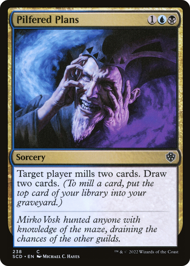 Pilfered Plans [Starter Commander Decks] | Exor Games Dartmouth