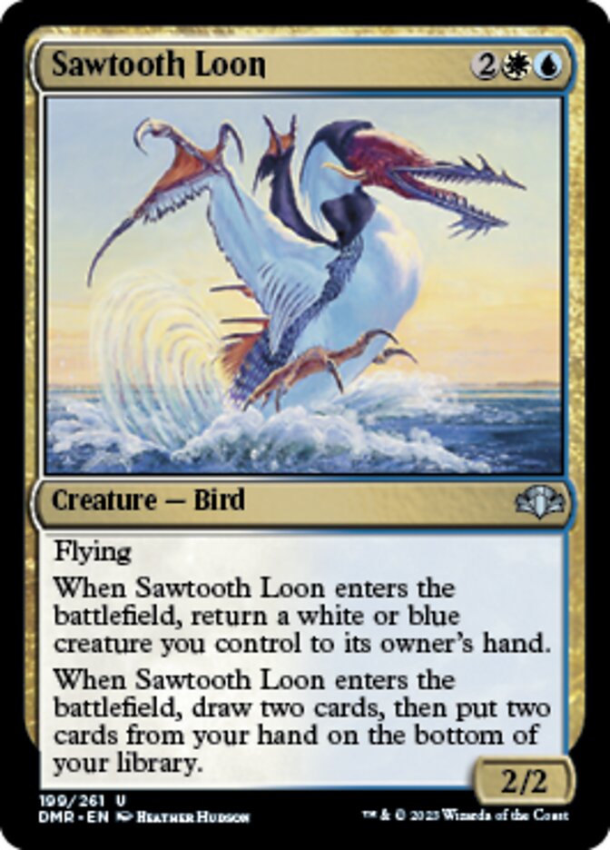 Sawtooth Loon [Dominaria Remastered] | Exor Games Dartmouth