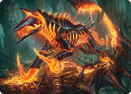 Kuldotha Cackler Art Card [Phyrexia: All Will Be One Art Series] | Exor Games Dartmouth