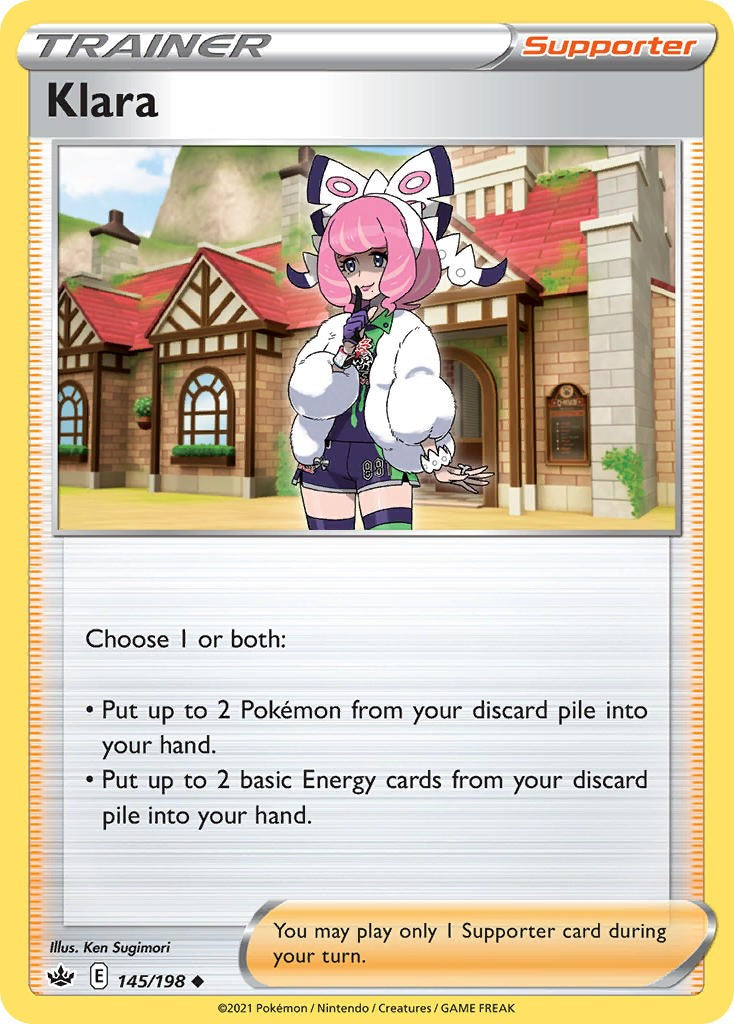 Klara (145/198) (Cosmos Foil) [Sword & Shield: Chilling Reign] | Exor Games Dartmouth